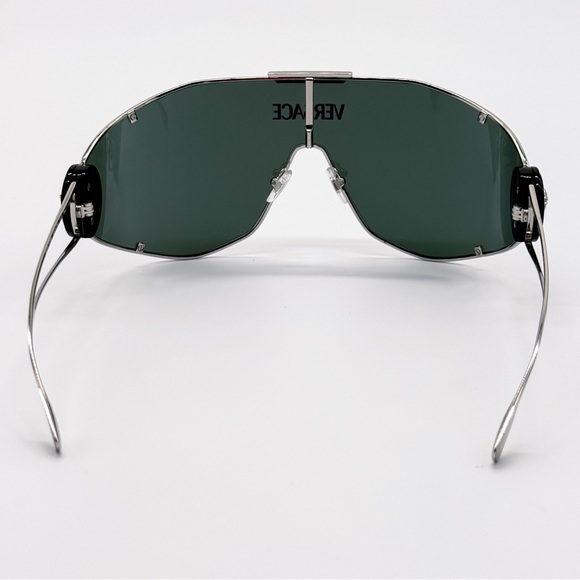 NEW VERSACE MOD 2268 1000/3H SHIELD VE2268 10003H UNISEX SUNGLASSES - Picture 6 of 11